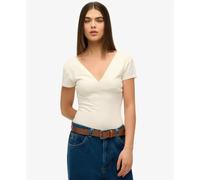 Women’s corset with sleeves Superdry Blanc S