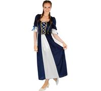 Women’s Costume Princess Medieval Halloween Fancy Dress Outfit Ladies Castle