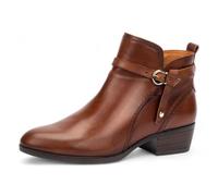 Women’s Cuero Brown Leather Bootie Side Zip Heeled Biker Ankle Boots