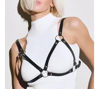 Women’s Cupless Harness Cage - Adjustable Hollow-Out Bondage Strap Harness with Supportive Control Bands, Sexy Erotic Chest Restraint Gear for Adult BDSM Play