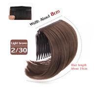 Women s Curly Hair with Bangs Wig Top Pad Root Forehead Increase Medium and Long Natural Material Comb for Volume
