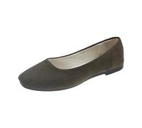 Women’s Dance Flat Shoes Slip-On Lightweight Cushioned Moulded Footbed Reduces Stress Anti-Slip Ladies Ballet Footwear Evening Prom Spring Party Cute