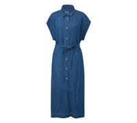 Women’s Denim Midi Dress with Shirt Collar and Fabric Belt s.Oliver Bleu 36