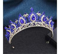 Women’S Exquisite Vintage Red Royal Queen Tiara A Princess Headdress Crown For A Wedding Dress And Prom Hair Jewelry