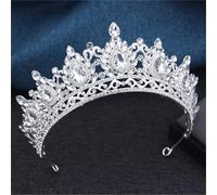 Women’S Exquisite Vintage Red Royal Queen Tiara A Princess Headdress Crown For A Wedding Dress And Prom Hair Jewelry