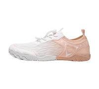 Women‘s Fashion Cusual Sneakers Trail Running Minimalist Lightweight Comfortable Wedge Chunky Colorful Lifestyle Ladies Trainers Shoes for UK Size White