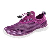 Women‘s Fashion Cusual Sneakers Trail Running Synthetic Textile Walking Shoes Comforble Breathable for Flat Feet Plantar Fasciitis Spring Summer, Hiking Trekking Purple