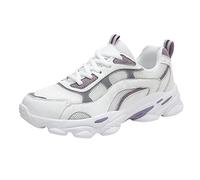 Women‘s Fashion Cusual Sneakers Trail Running with Memory Foam Comforble Walking Shoes Chunky Colorful Lifestyle Water Beach Workout Casual Gym Purple