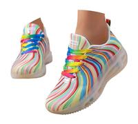 Women‘s Fashion Cusual Sneakers Trainers Walking Shoes Zero Drop Sole comforble Breathable Running Sparkly Wide fit Workout Casual Gym Multicolour