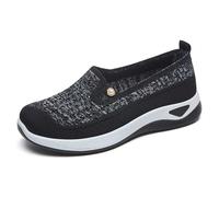 Women‘s Fashion Cusual Sneakers Women Chunky Minimalist Platform Classic Waterproof Rain Boots for Flat Feet Plantar Fasciitis Spring Summer, Hiking Trekking Black
