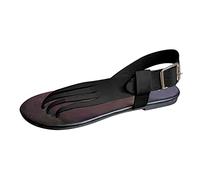 Women’s Fashion Flat Sandals Open Toe Adjustable Buckle Thick Cushion Easy Fasten Reduces Stress Lightweight Casual Summer Flip Flops Beach Holiday Party