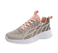 Women’S Fashion Soft-Soled Shoes Breathable Mesh Trainers Pink