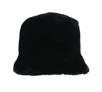 Dents Womens Faux Fur Bucket Hat - Black