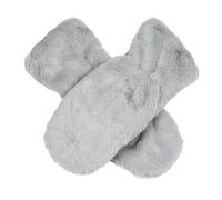 Women’s Faux Fur Mittens - Dove / One