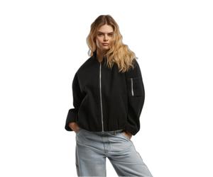Women’s faux wool jacket Urban Classics Noir 2XL