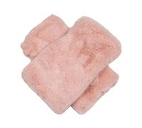 Women’s Fingerless Faux Fur Mittens - Blush / One
