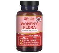 Women’s Flora 60 Capsules | Intimate Flora for Women | 20 Billion CFU Added with 15000mg Cranberry, Vitamin C, Fenugr hlorella & Inulin | Bio Cultures Complex for Women by Prowise
