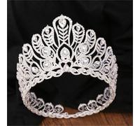 Women’S Grand Diadem Resilience Crown A Royal Queen Headdress Hair Accessory For Pageant Winners And Formal Wedding Dress Attire