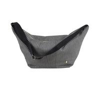 Women’s half-moon shoulder bag La Cerise sur le Gâteau Basile Noir 53x28x12 cm