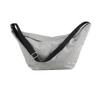 Women’s half-moon shoulder bag La Cerise sur le Gâteau Gustave Noir 53x28x12 cm