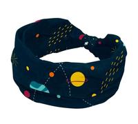 Women’s Headbands Outer Space Planets Alien Earth Elastic Wide Headband Non-Slip Hairband Moisture-Wicking Workout Head Band for Yoga, Gym, Running, Fitness, Sport