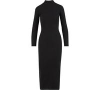 Women’s high-neck dress Urban Classics Rib Noir XS