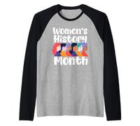 Women’s History Month Celebrating Diverse Women Raglan Baseball Tee