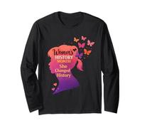 Women’s History Month She Changed History Long Sleeve T-Shirt