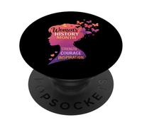 Women’s History Month Strength Courage Inspiration PopSockets Adhesive PopGrip