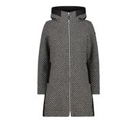 Women’s hooded wooltech coat CMP Gris D36