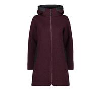 Women’s hooded wooltech coat CMP Rouge D36