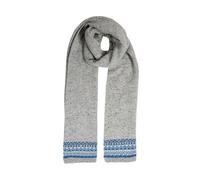 Women’s Jacquard Fair Isle Knitted Scarf - Dove Grey / ONE