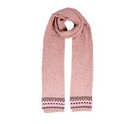 Women’s Jacquard Fair Isle Knitted Scarf - Rose Pink / ONE