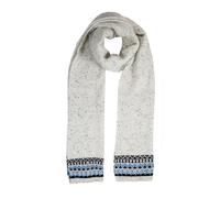 Women’s Jacquard Fair Isle Knitted Scarf - Winter White / ONE
