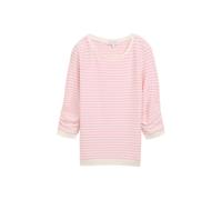 Women’s Jacquard Striped Sweatshirt Tom Tailor Denim Rose M