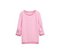 Women’s Jacquard Striped Sweatshirt Tom Tailor Denim Rose S