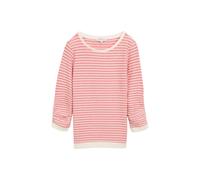 Women’s Jacquard Striped Sweatshirt Tom Tailor Denim Rouge XL