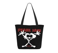 Women’s Jam Music Rock Band Pearl Tote Bag Reusable Travel & Grocery Shoulder Bag Essential for Daily Commute & Work