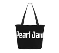Women’s Jam Music Rock Band Pearl Tote Bag Reusable Travel & Grocery Shoulder Bag Essential for Daily Commute & Work
