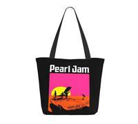 Women’s Jam Music Rock Band Pearl Tote Bag Reusable Travel & Grocery Shoulder Bag Essential for Daily Commute & Work