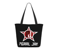 Women’s Jam Music Rock Band Pearl Tote Bag Reusable Travel & Grocery Shoulder Bag Essential for Daily Commute & Work