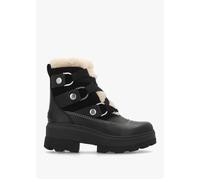 Women’s Joan FRWD Cozy Black Black Waterproof Ankle Boots - Black Leather / 5