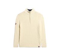 Women’s knit rugby jumper with a collar Superdry Beige XL