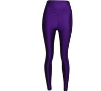 Women’s Ladies Plain Stretchy Leggings Neon Stretch Skinny Shiny Spandex Leggings - Ladies Wet Look Comfortable Tights for 80’s Party Dance Pants (UK, Numeric, 16, 18, Regular, Regular, Purple)
