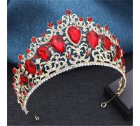 Women’S Large Crystal Bridal Tiara In Multiple Colors An Elegant AB Hair Crown For Wedding Pageant And Romantic