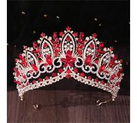 Women’S Large Royal Queen Bridal Tiara With Brilliant AB Crystals A Statement Diadem Crown For A Dramatic Bridal Look