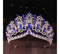 Women’S Large Royal Queen Bridal Tiara With Brilliant AB Crystals A Statement Diadem Crown For A Dramatic Bridal Look