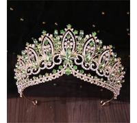 Women’S Large Royal Queen Bridal Tiara With Brilliant AB Crystals A Statement Diadem Crown For A Dramatic Bridal Look