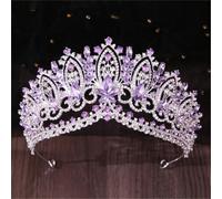 Women’S Large Royal Queen Bridal Tiara With Brilliant AB Crystals A Statement Diadem Crown For A Dramatic Bridal Look