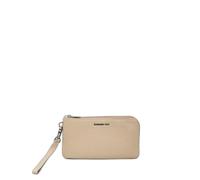 Women’s Leather Double Compartment Purse Mandarina Duck Beige 10x18,5x2,5 cm